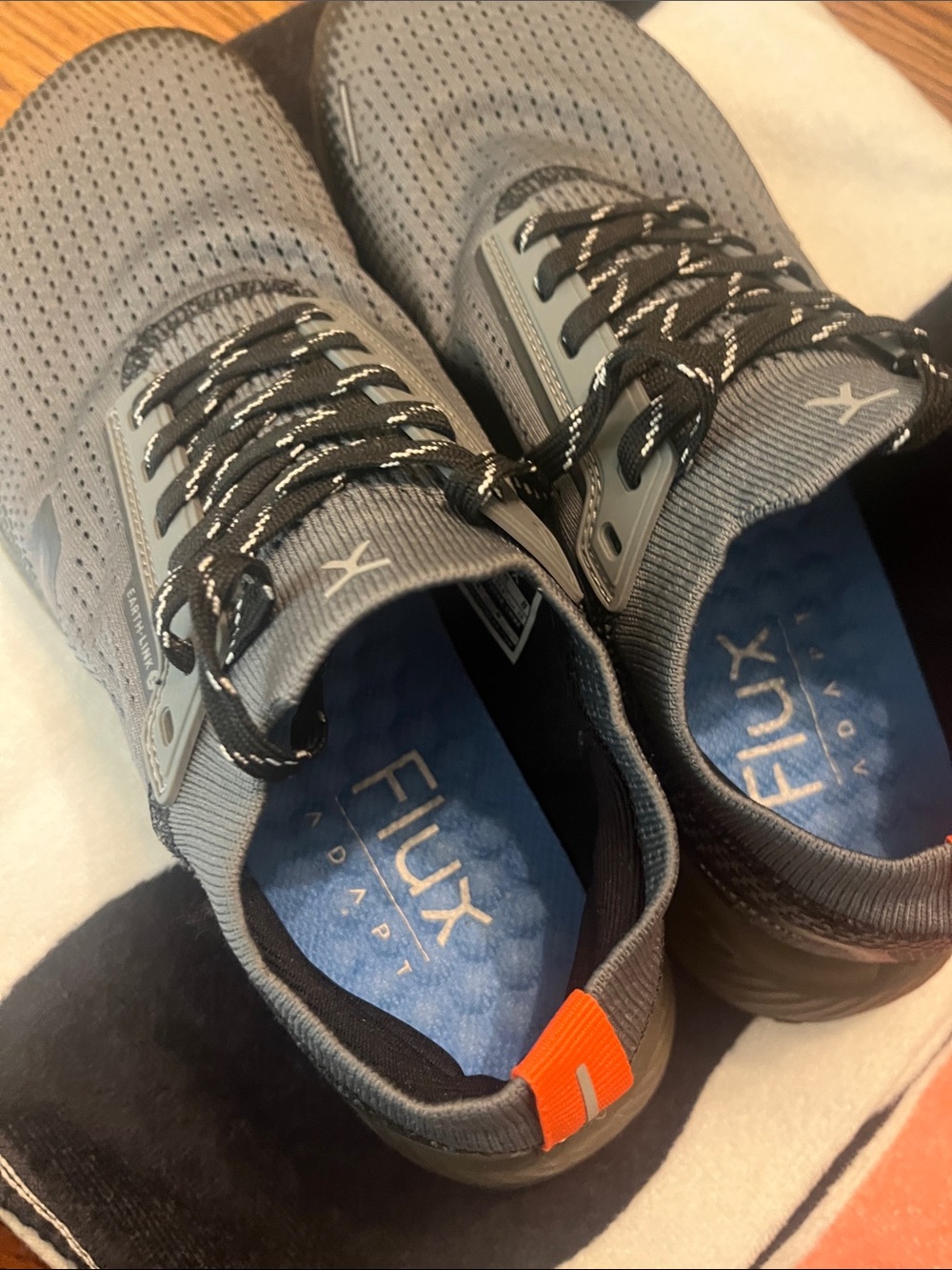 Flux Women’s Gray Knit Athletic Sneakers